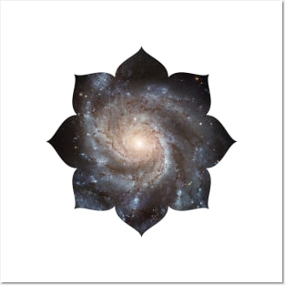 Lotus Flower Galaxy Yoga Meditation Zen Posters and Art